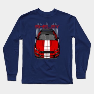 Shelby GT350 - Red & White Long Sleeve T-Shirt